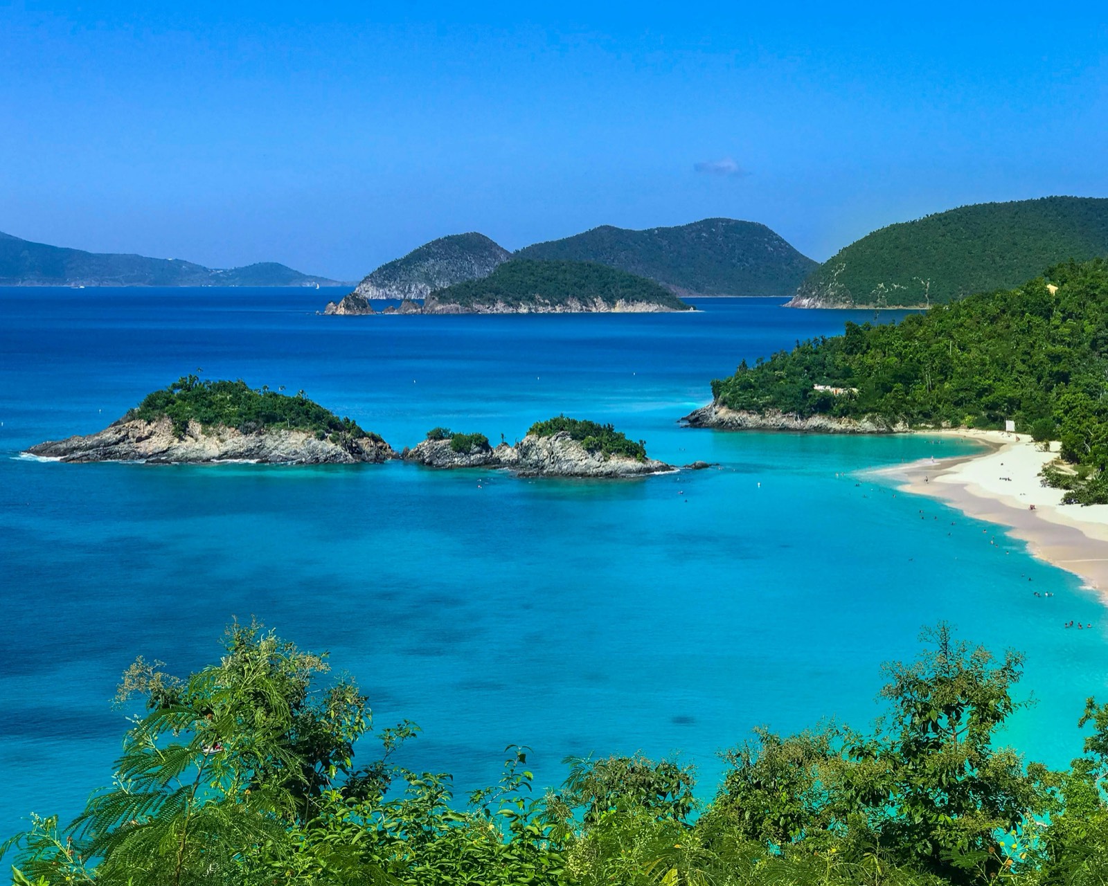 A Caribbean coastline, St Kitts and Nevis